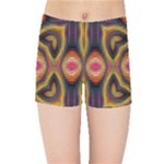 Kaleidoscope Art Pattern Ornament Kids  Sports Shorts