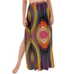 Kaleidoscope Art Pattern Ornament Maxi Chiffon Tie-Up Sarong