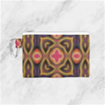 Kaleidoscope Art Pattern Ornament Canvas Cosmetic Bag (Small)
