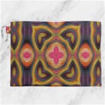 Kaleidoscope Art Pattern Ornament Canvas Cosmetic Bag (XXL)