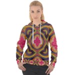 Kaleidoscope Art Pattern Ornament Women s Overhead Hoodie