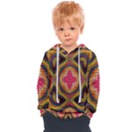 Kaleidoscope Art Pattern Ornament Kids  Overhead Hoodie