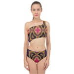Kaleidoscope Art Pattern Ornament Spliced Up Two Piece Swimsuit