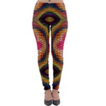 Kaleidoscope Art Pattern Ornament Lightweight Velour Leggings