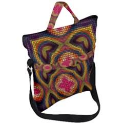 Fold Over Handle Tote Bag 