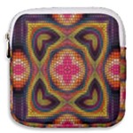 Kaleidoscope Art Pattern Ornament Mini Square Pouch