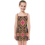 Kaleidoscope Art Pattern Ornament Kids  Summer Sun Dress