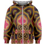 Kaleidoscope Art Pattern Ornament Kids  Zipper Hoodie Without Drawstring