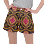 Kaleidoscope Art Pattern Ornament Women s Ripstop Shorts