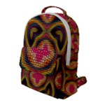 Kaleidoscope Art Pattern Ornament Flap Pocket Backpack (Large)