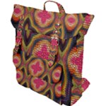 Kaleidoscope Art Pattern Ornament Buckle Up Backpack