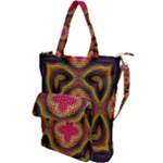 Kaleidoscope Art Pattern Ornament Shoulder Tote Bag