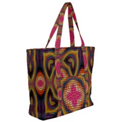 Zip Up Canvas Bag 