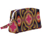 Kaleidoscope Art Pattern Ornament Wristlet Pouch Bag (Large)