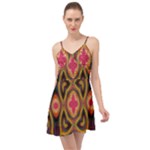 Kaleidoscope Art Pattern Ornament Summer Time Chiffon Dress