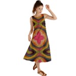 Kaleidoscope Art Pattern Ornament Summer Maxi Dress
