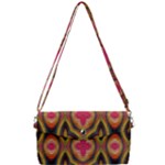 Kaleidoscope Art Pattern Ornament Removable Strap Clutch Bag