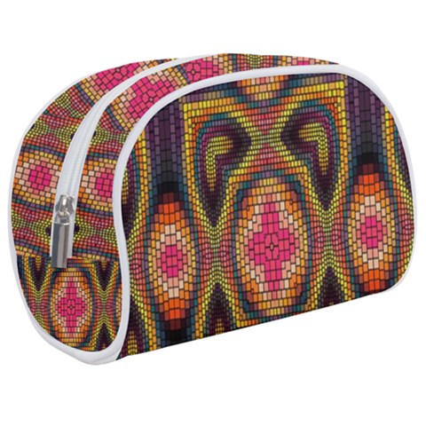 Kaleidoscope Art Pattern Ornament Make Up Case (Medium) from ArtsNow.com