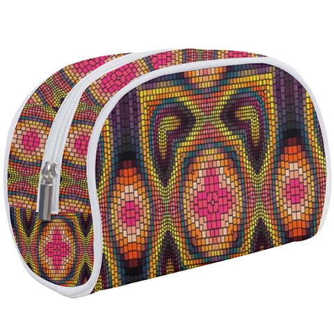 Kaleidoscope Art Pattern Ornament Make Up Case (Large) from ArtsNow.com