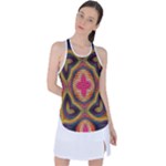 Kaleidoscope Art Pattern Ornament Racer Back Mesh Tank Top