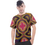 Kaleidoscope Art Pattern Ornament Men s Sport Top