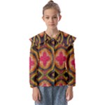 Kaleidoscope Art Pattern Ornament Kids  Peter Pan Collar Blouse