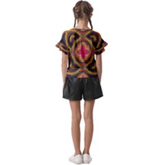 Kids  Cut Out Flutter Sleeves 