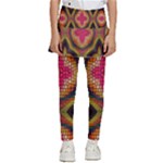 Kaleidoscope Art Pattern Ornament Kids  Skirted Pants