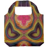 Kaleidoscope Art Pattern Ornament Foldable Grocery Recycle Bag