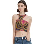 Kaleidoscope Art Pattern Ornament Cut Out Top