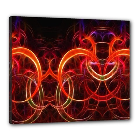Abstract Seamless Pattern Canvas 24  x 20  (Stretched) from ArtsNow.com