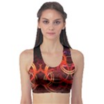 Colorful Prismatic Chromatic Fitness Sports Bra