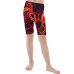 Colorful Prismatic Chromatic Kids  Mid Length Swim Shorts