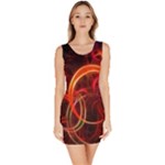 Construction Background Geometric Bodycon Dress