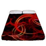Abstract Seamless Pattern Fitted Sheet (Queen Size)