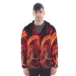 Abstract Seamless Pattern Men s Hooded Windbreaker