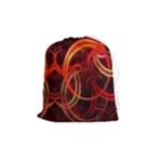 Construction Background Geometric Drawstring Pouch (Medium)