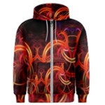 Abstract Seamless Pattern Men s Zipper Hoodie
