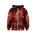 Abstract Seamless Pattern Kids  Zipper Hoodie