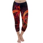 Colorful Prismatic Chromatic Capri Winter Leggings 