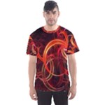 Construction Background Geometric Men s Sport Mesh T-Shirt