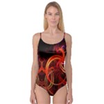 Abstract Seamless Pattern Camisole Leotard 