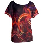 Abstract Seamless Pattern Women s Oversized T-Shirt