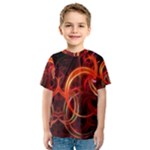 Construction Background Geometric Kids  Sport Mesh T-Shirt