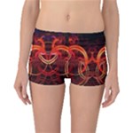 Construction Background Geometric Boyleg Bikini Bottoms