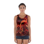 Abstract Seamless Pattern Sport Tank Top 
