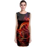 Colorful Prismatic Chromatic Classic Sleeveless Midi Dress