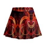 Abstract Seamless Pattern Mini Flare Skirt