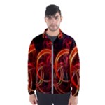 Construction Background Geometric Men s Windbreaker