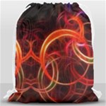 Construction Background Geometric Drawstring Bag (Large)